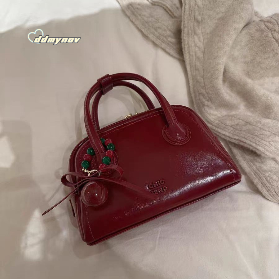 Nanfeng Chio2nd Ceir High-end Series Christmas Bingo Pillow for Women Red Handbag Crossbody Bag ddmynov ddmynov