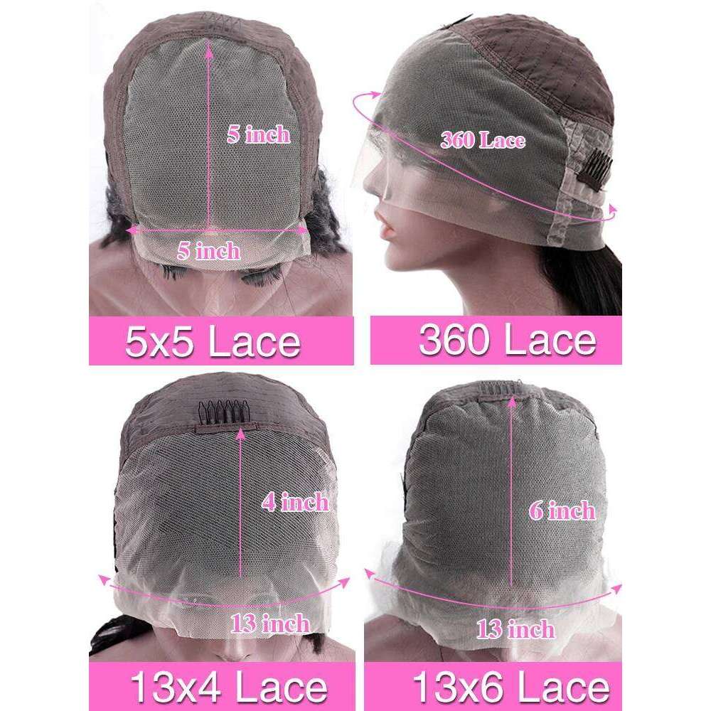 40 44 Inch Bone Straight 13x6 13x4 HD Brazilian Lace Front Human Hair Wigs For Black Women