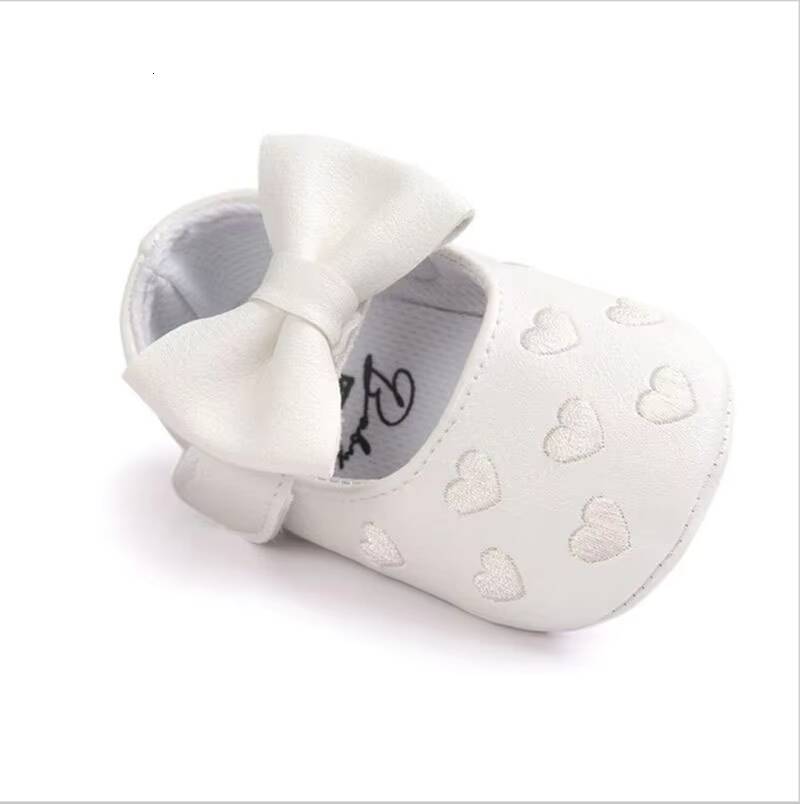 Pudcoco US Stock New Lovely Toddler Girl Boy Shoes Baby Bowknot Soft Sole Prewalker Sneakers Newborn