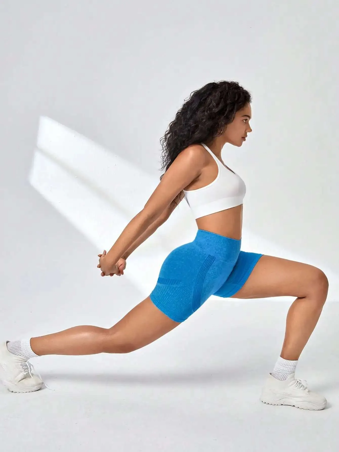 Workout Shorts For Women Seamless Scrunch Butt Lifting High Waisted Yoga Gym Booty Running Short Pants