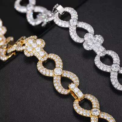 Unisex 925 Chains Cross Necklaces Moissanite Cuban Chain For Men Hip Hop Jewelry