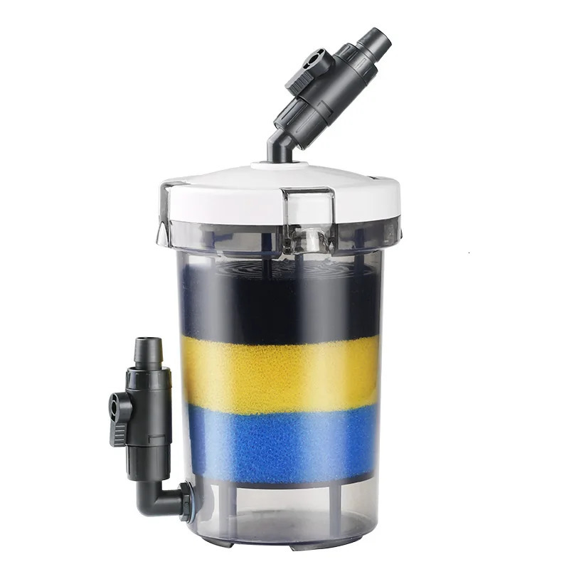 SUNSUN Pre-Filter Biochemical Fish Tank Filter Barrel Ultra-quiet Transparent External Aquarium Filter Bucket 250613