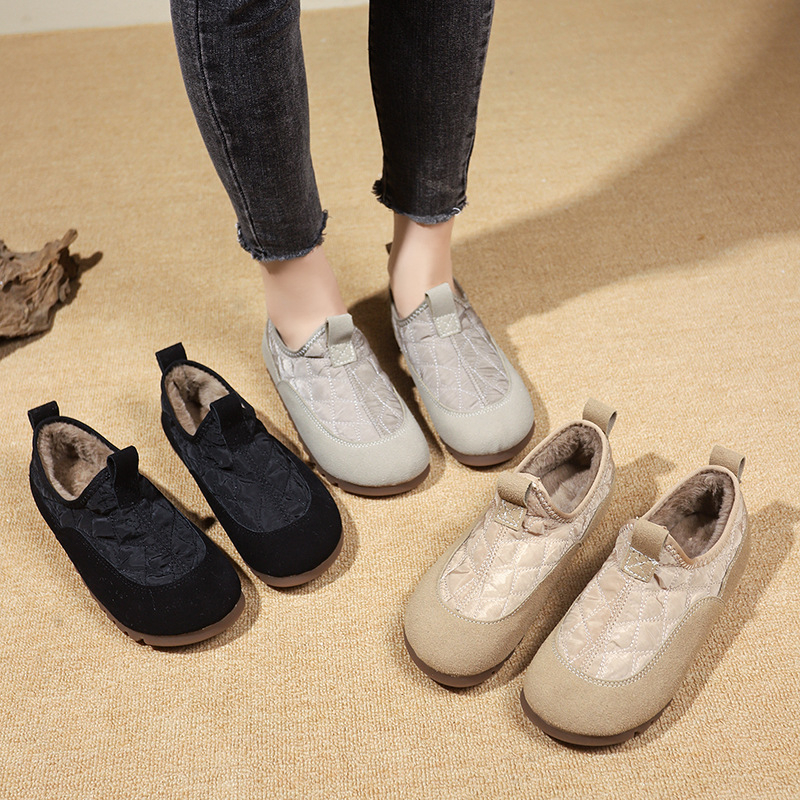 hot Free shipping designer Casual Shoes for woman winter vintage soft sole fashion versatile casual comfortable shoes