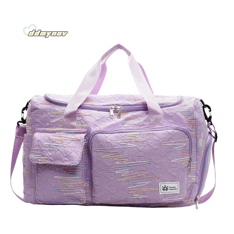 Short for Women, Large Capacity, Lightweight, Handheld, Dry Wet Separation, Sports Fitness Bag, Travel and Business Trip Luggage Bag ddmynov
