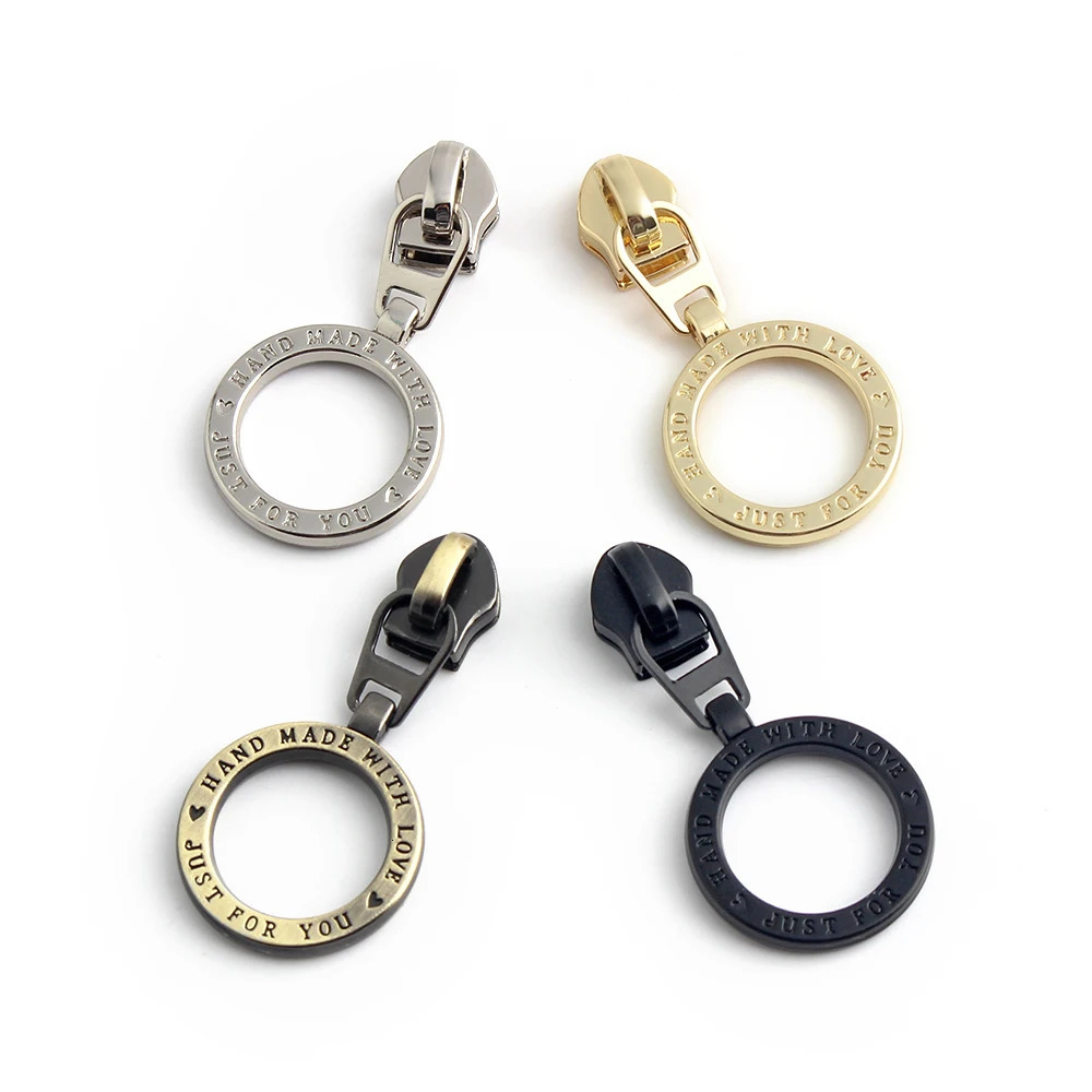 530Pcs 5# Zipper Sliders For Nylon Zippers Bags Pocket Pulls Handbag Clothes Zip Repair Kit Bag DIY Sewing Accessories 250616