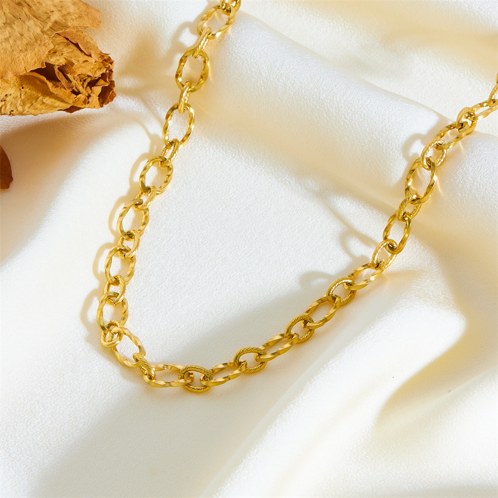 Light Fashion Personality Dia-Studded Eight-Pointed Star Irregular Layered Necklace for Women Titanium Steel Non-Fading Jewelry