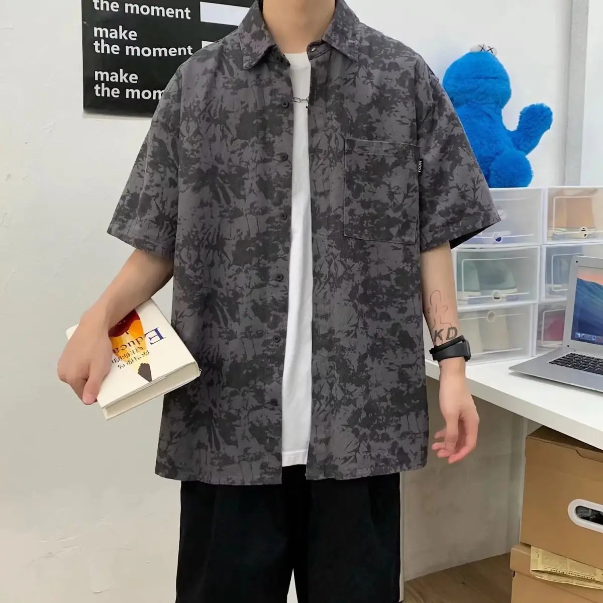 Tshirts Shorts Suits For Men Sports No Shirts Man Sets Clothing Youthful Emo XL Korean Two Piece Set Fashion Trend S 250612