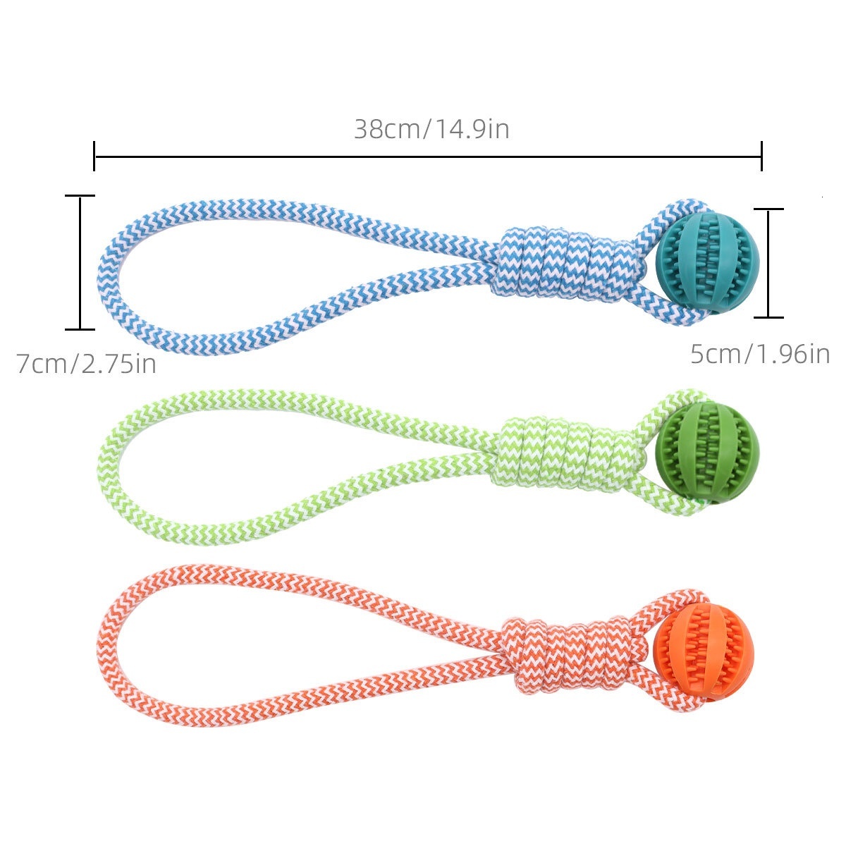 Pet Durable Toy For Dogs Teeth Grinding Bite-Resistant Puppy Chew Supplies Dog Toy Self-Entertainment Rope Ball