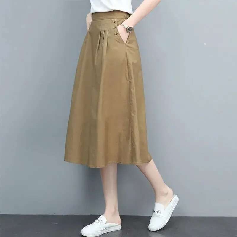 Woman Skirt A Line Korean Style Skirts for Women Stylish Luxury Elegant Cheap Fashion Chic New In 2025 Trend Harajuku Casual V