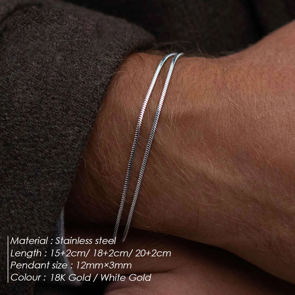 eManco Hot Selling Fashion Jewelry Mini Personality Cool Style Chain Bracelet Men's Hand Accessories