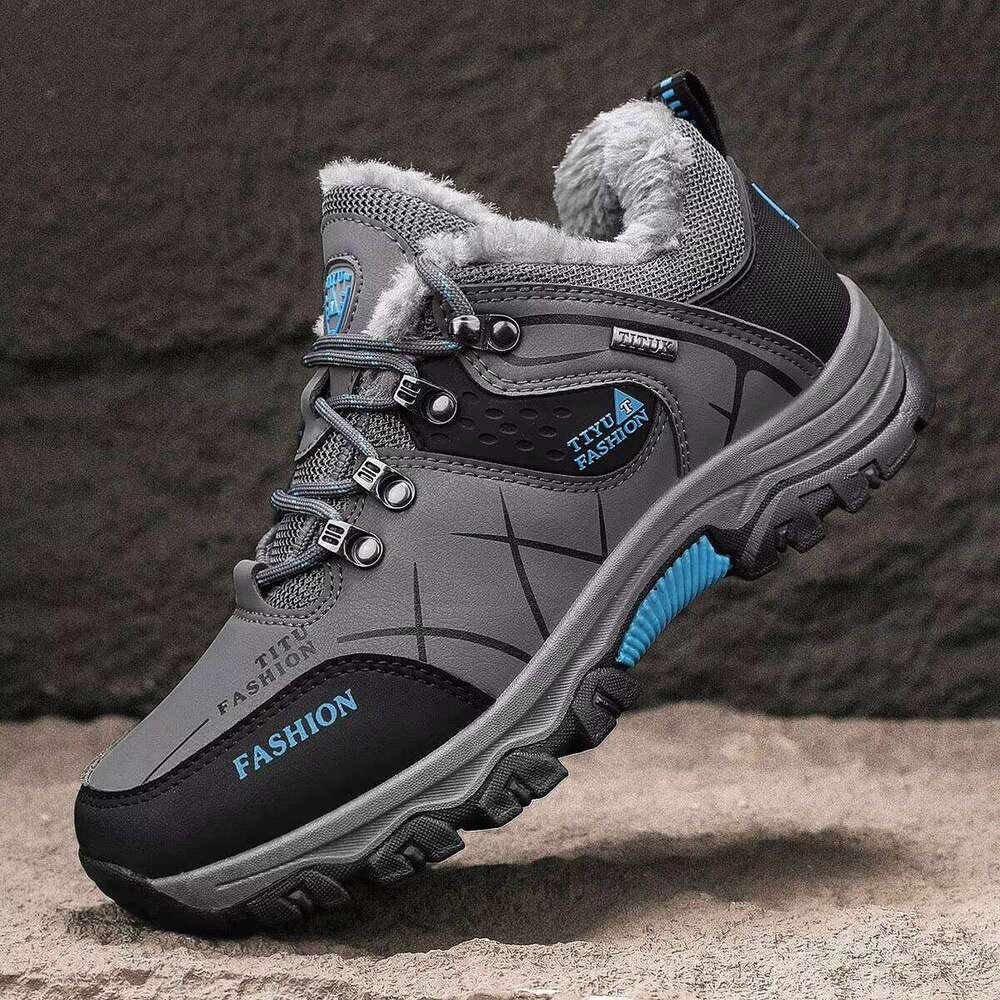 Winter Warm Outdoor Leisure Cotton New Design Fashion Men's Hiking Shoes