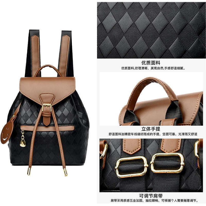 Free shipping designer bag Luxury Women s New Fashion Trendy Elegant Versatile Casual Backpack Korean Style Textured Large Capacity Handbag Handbags t