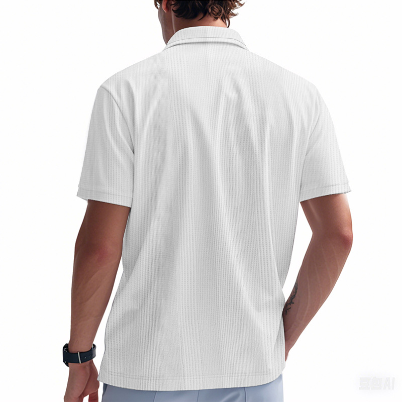 Men's Business polo shirt Sportst shirts Men's British-style golf short-sleeved breathable POLO shirt European code: S-3XL