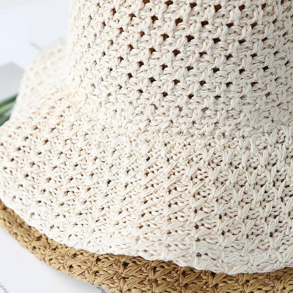 New Arrival Womens Summer Fisherman Hat Breathable Sun Protection Foldable Wide Brim Beach Sun Hat for Outdoor Travel Fashion Accessories U250616