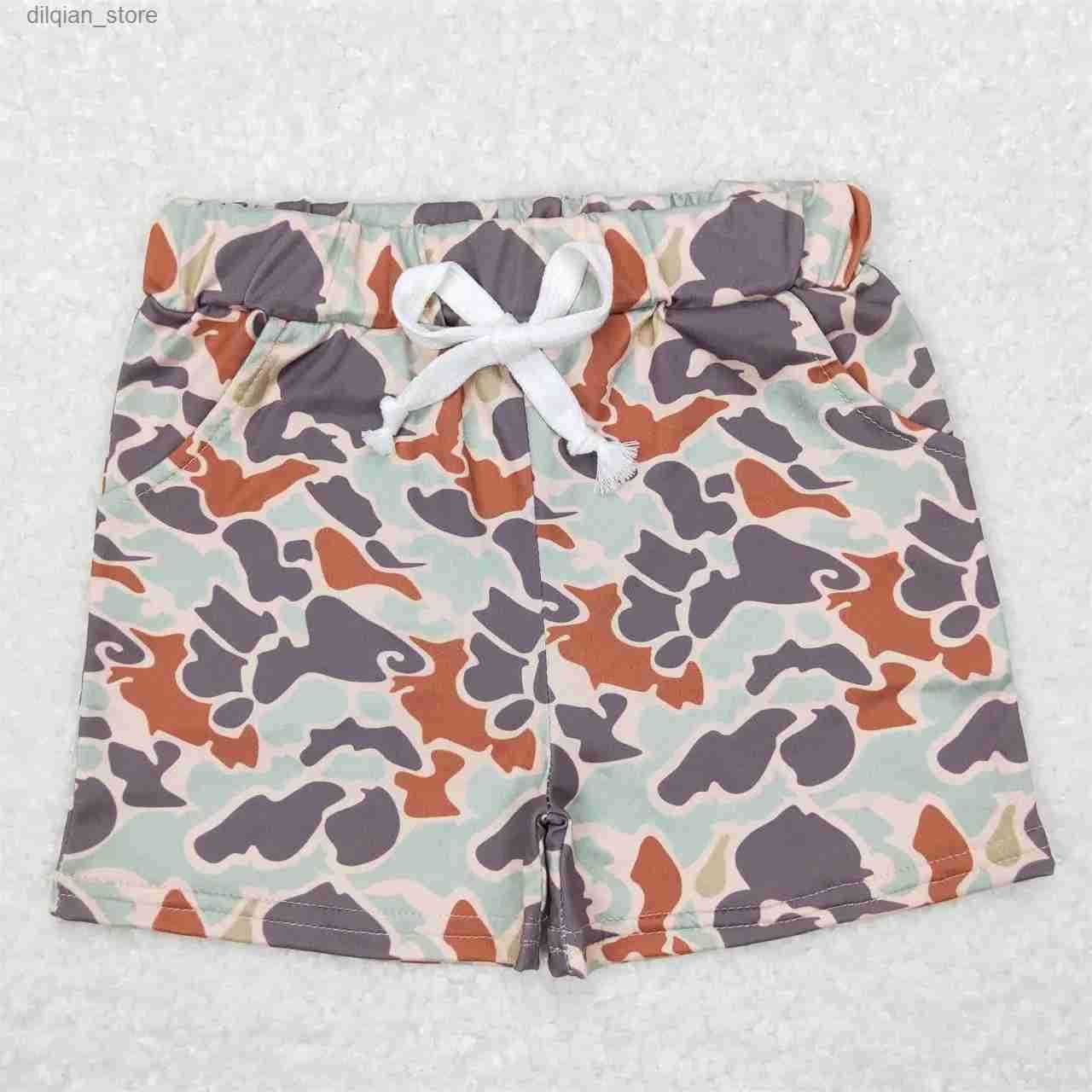 2025 Wholesale Baby Boy Summer Camo Pocket Shorts Clothing Kids Children Toddler Wear Clothes y2506168QMB