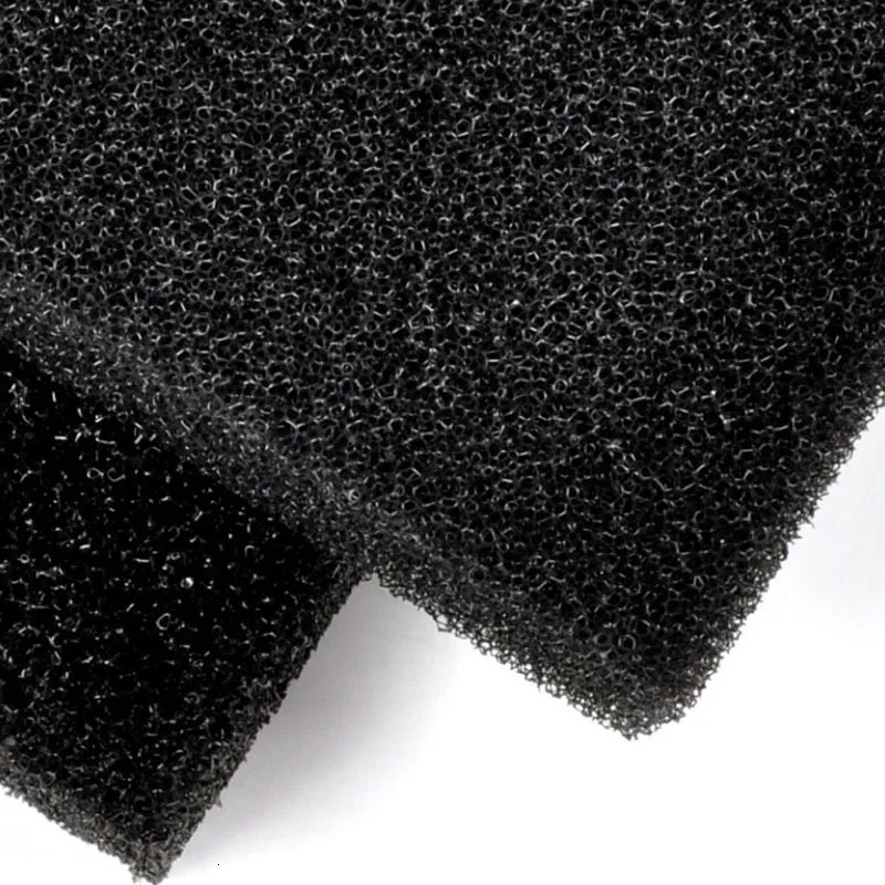 100X100CM large size Practical Biochemical decoration Cotton Sponge Aquarium Filter Fish Tank Pond Black Foam sponge Tank 250613