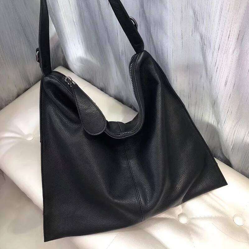 Casual Light Genuine Leather Purses And Handbags For Women Envelope Design Large Soft Cowhide Ladies Shoulder Crossbody Bag