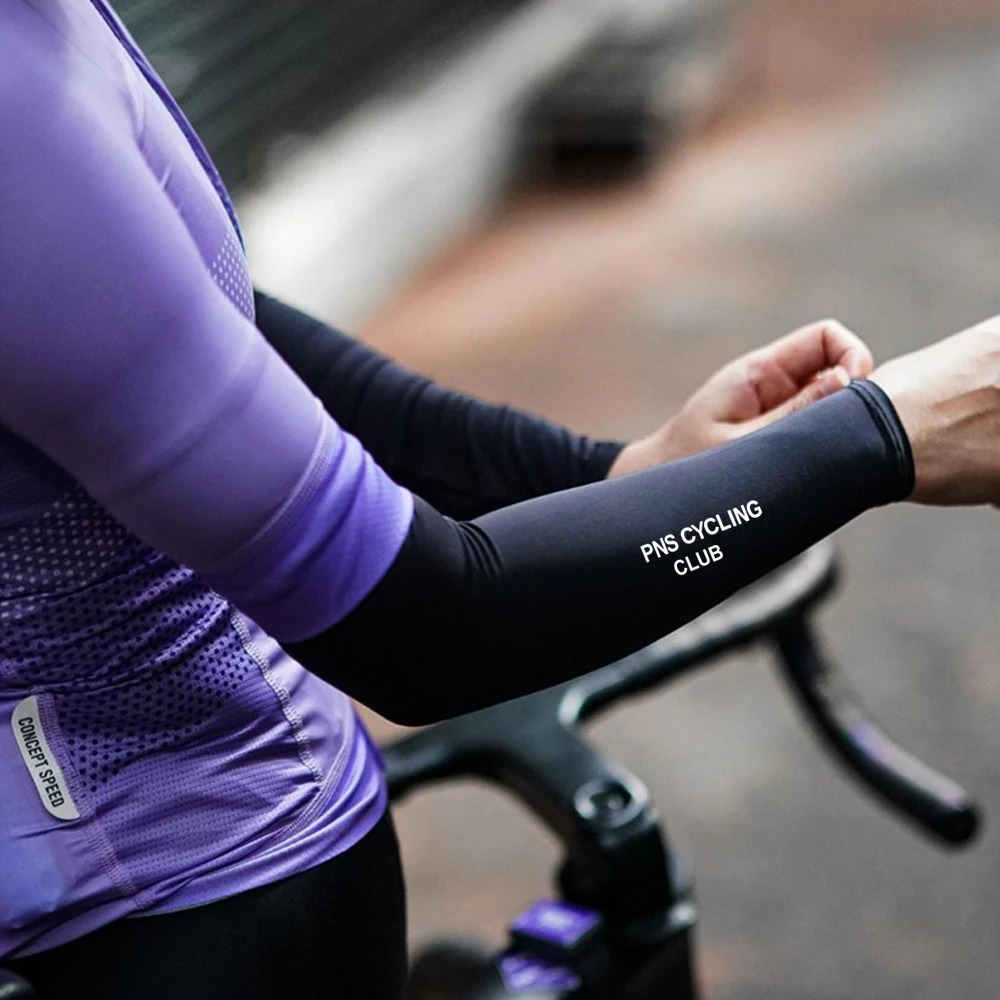 PNS Cycling Sleeve Ice Silk Sunscreen Sleeves Outdoor Sports Arm Sun Protection SPF50 Arm Coolmax Fabric Running Cycling Sleeve 250610