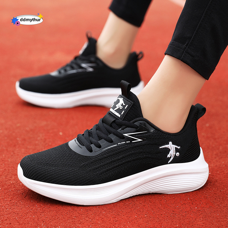 Jonidan Women's Running Summer Breathable Single Sports Lightweight Soft Sole Student Casual Mesh Shoes ddmythur