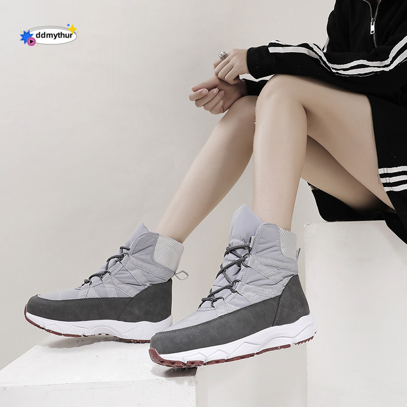 Nine Colors Snowflake Single European Version Russian Snow Boots Big Factory Women's Shoes Thick Wool Lining ddmythur