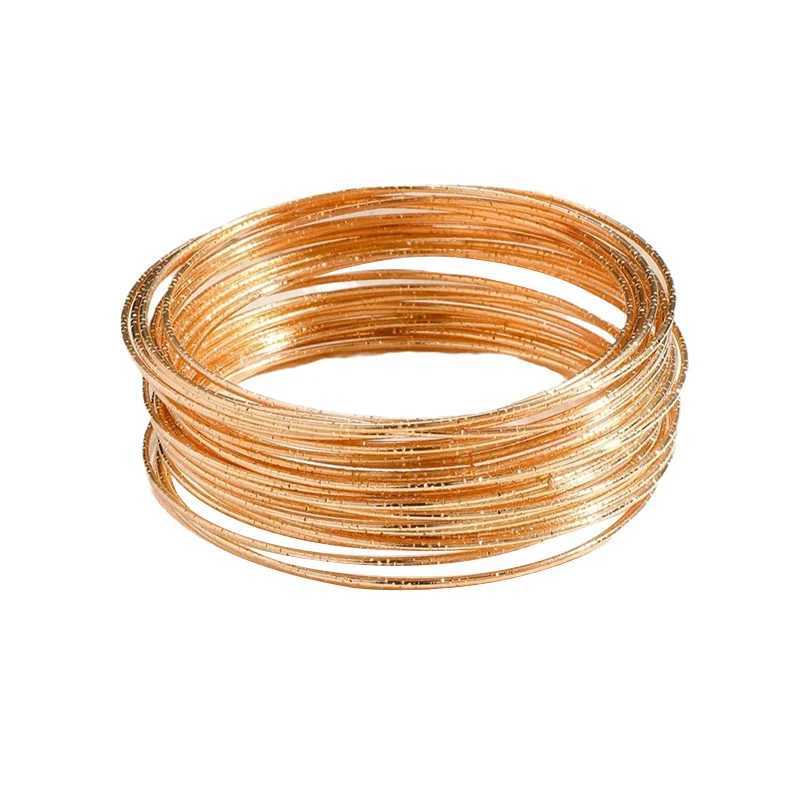 30 Pieces Metal Bangles Set For Women Timeless Fashion Jewelry Trendy Classic Styles Textured Thin Circles Colorful Gifts C1665 Z250616