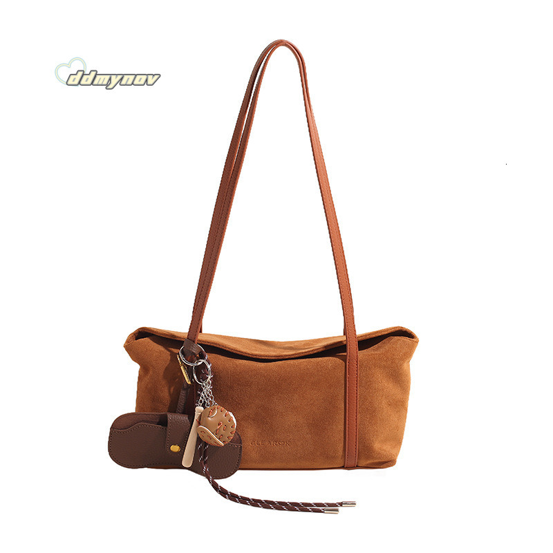 High-end Matte Tote for Women 2024 Autumn Winter New Large Capacity Commuter Shoulder Casual Underarm Bag ddmynov ddmynov