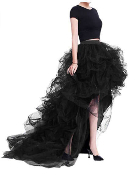 Early Spring High Waist Elastic Band Casual Mesh Puff Women's Tutu Lady Tulle Skirt 2025 New Elegant Unique Fashion