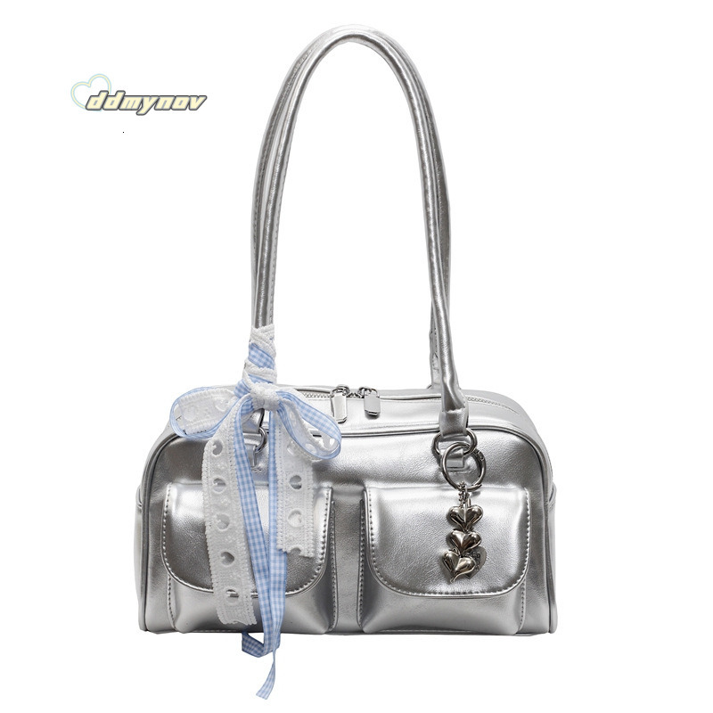 Niche Design Simple Underarm for Women Korean Style Fashionable Versatile Shoulder Bag Textured PU Soft Leather Commuter Handbag ddmynov ddmynov ddmyn