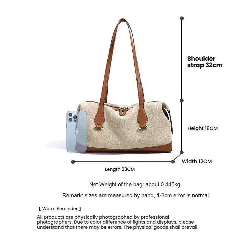 Women's Armpit Bag 2025 New Fashion Handbags for Women Vintage Boston Tote Large Capacity Shoulder Pack Versatile Daily Shopping
