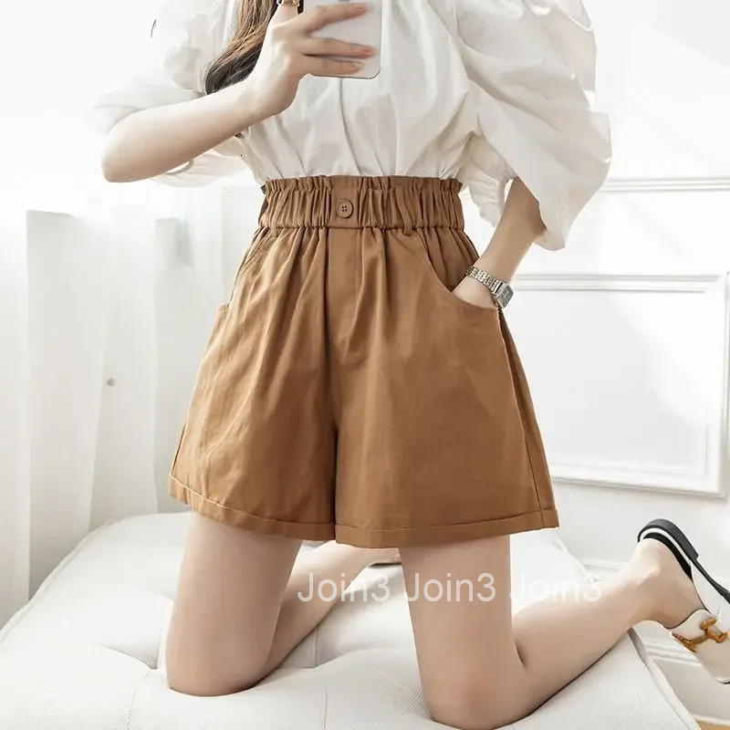 High Waist Female Short Pants Pocket Outfits Luxury Hot Jorts Designer XXL Womens Shorts Elegant Streetwear Stretchy To Wear XL