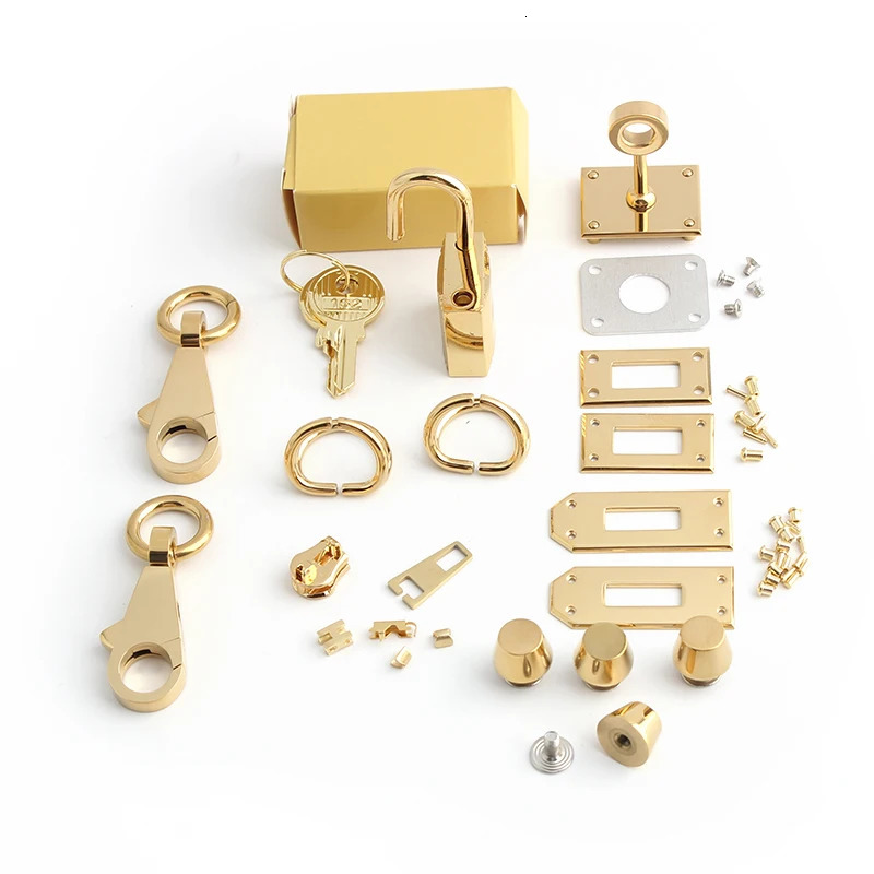 Stainless Steel Bag Lock Clasp Metal Buckles For Women Handbags Purse Twist Closure DIY Hardware Accessories 250616