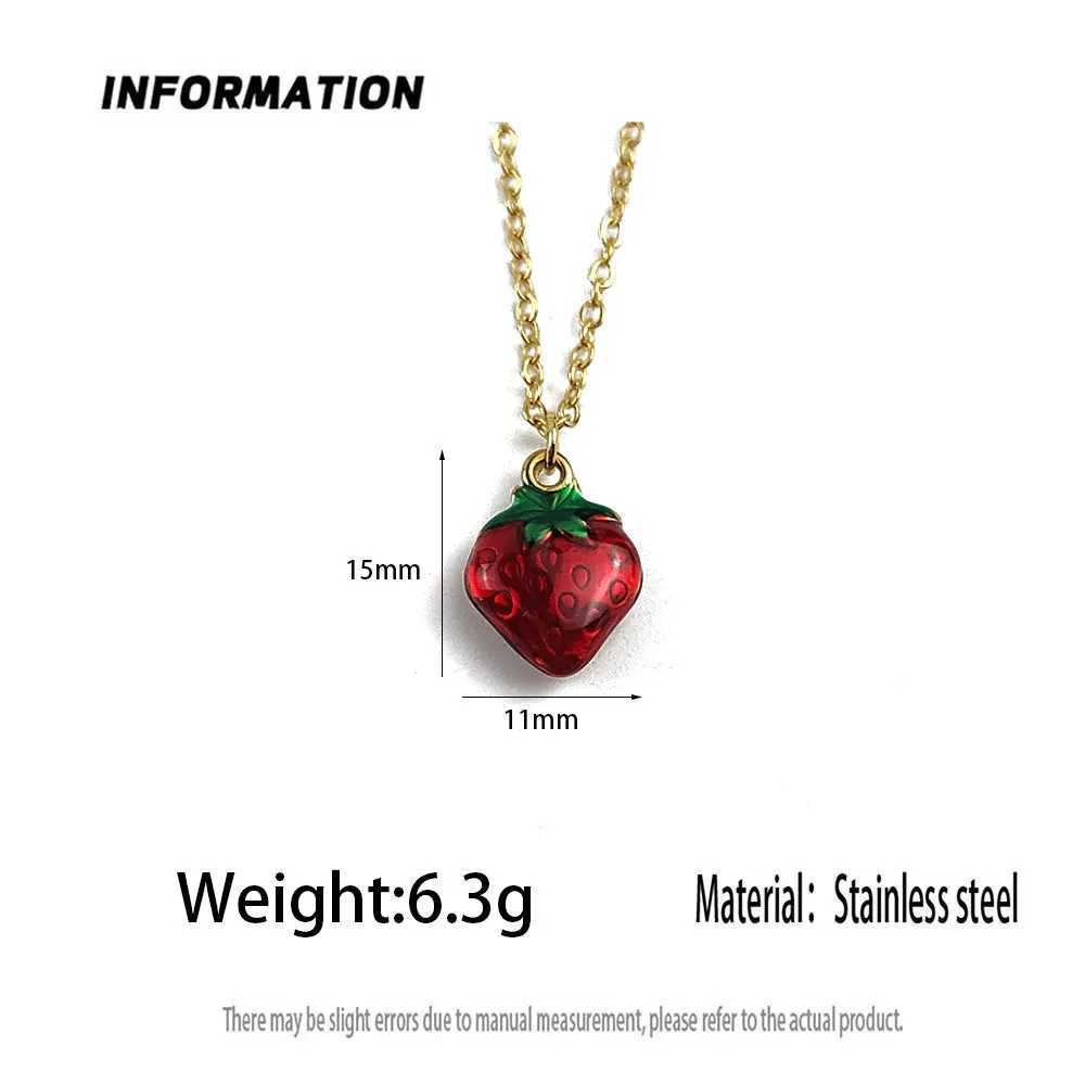New fun and cute star pattern stainless steel pendant girls enamel necklace high quality wedding party jewelry W250616