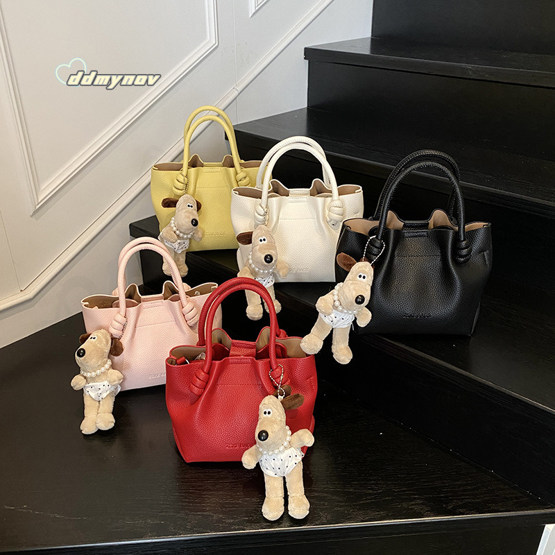 Summer High-End Fashion Handbag Women 2025 Korean Style Versatile Bucket for Work Commute Crossbody Bag ddmynov ddmynov