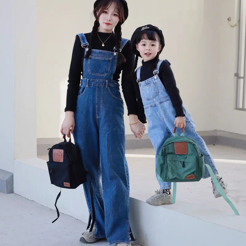 Children Backpack Canvas Bags Solid Mother Kids for Girl Toddler Backpacks Travel Bag School Mochila 250615