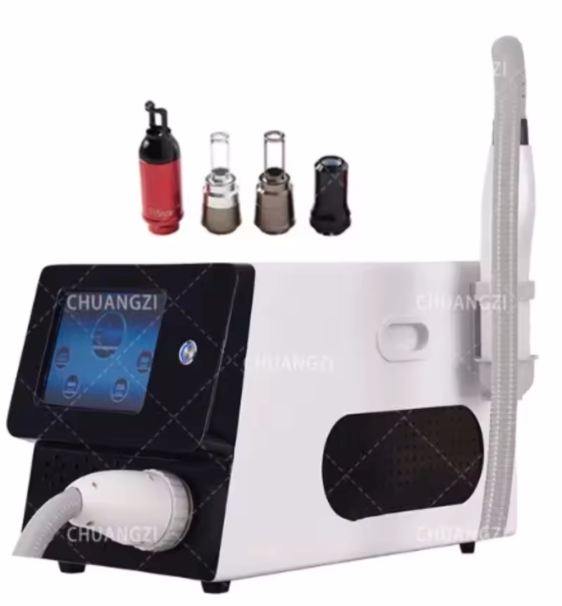 New Nd Yag Picosecond Laser High Power 1064nm 532nm 755nm Picosecond Laser Acne Treatment Tattoo Removal Freckle Removal Machine