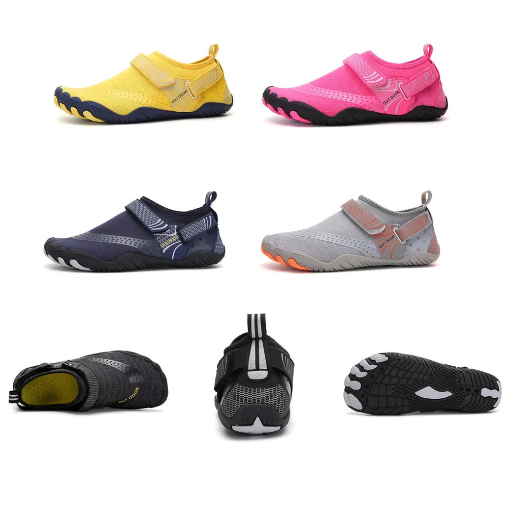 s Aqua Shoes Summer Beach Five Fingers Barefoot Water Shoes Swimming Lightweight Non-slip Seaside River ren Sneakers 250609