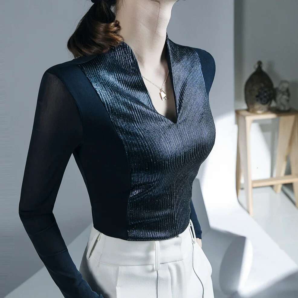 Polyester With Sleeves Slim Womens Long Sleeve T-shirt Aesthetic Clothing Korean Fashion Cheap Clothes Kpop Sale Y2k Top Female