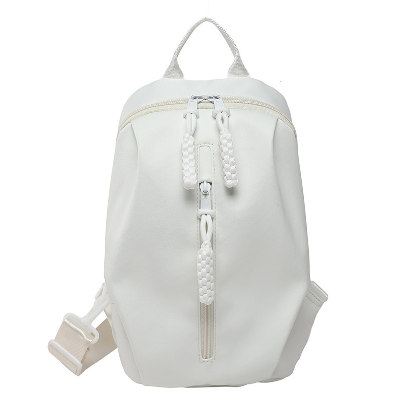 2025 new large capacity women's Korean style niche solid color chest bag with nylon designer fashion crossbody bag multifunctional shoulder bag