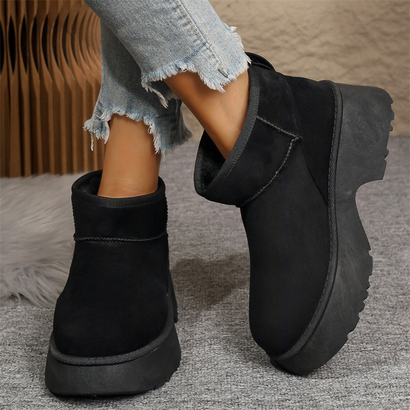 hot Free shipping designer Boots for woman cotton shoes keep warm Fashion Boots casual black snow boots