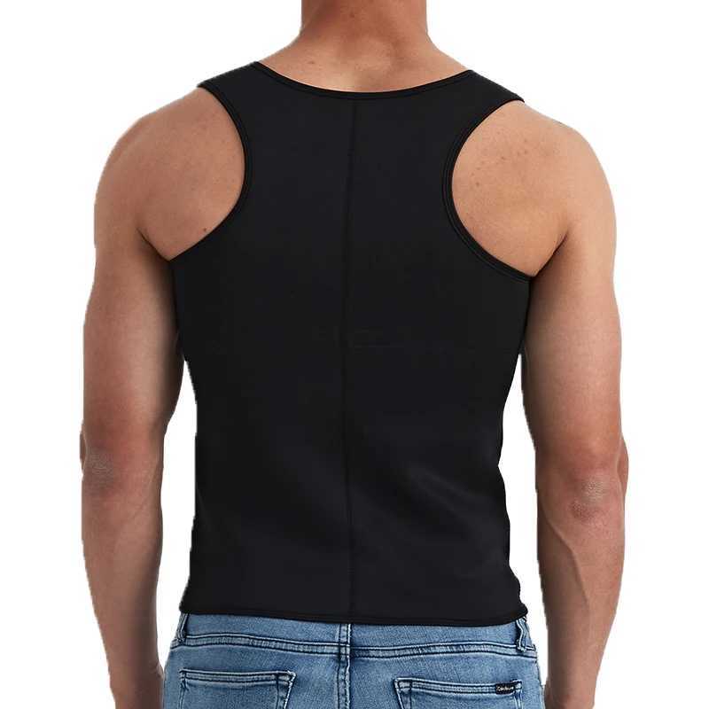 Men Body Shaper Waist Trainer Sauna Suit Sweat Vest Slimming Underwear Weight Loss Shirt Fat Burner Workout Tank Tops Shapewear W250616