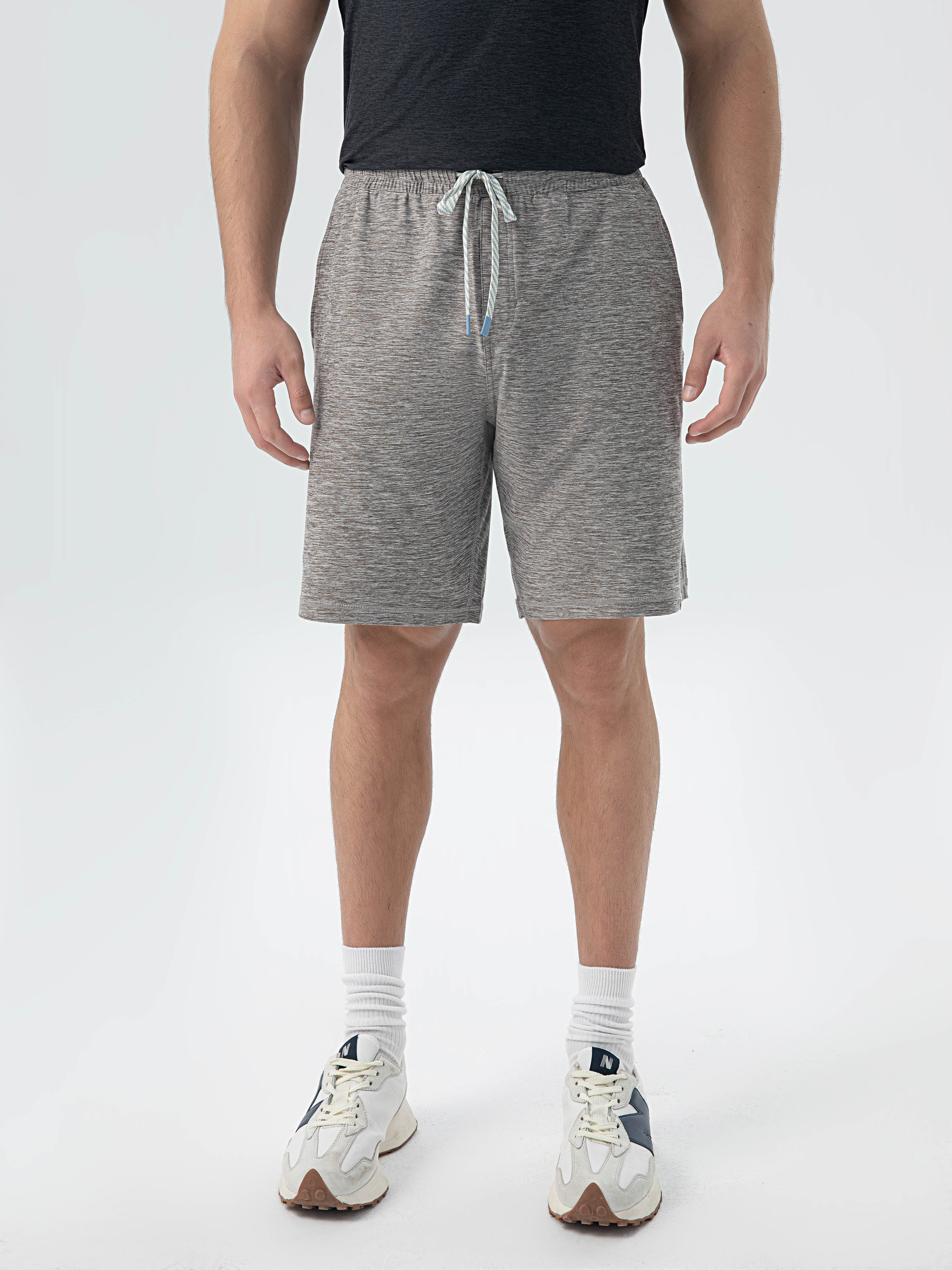 Men's Linen Gray Shorts for Comfortable Breathability