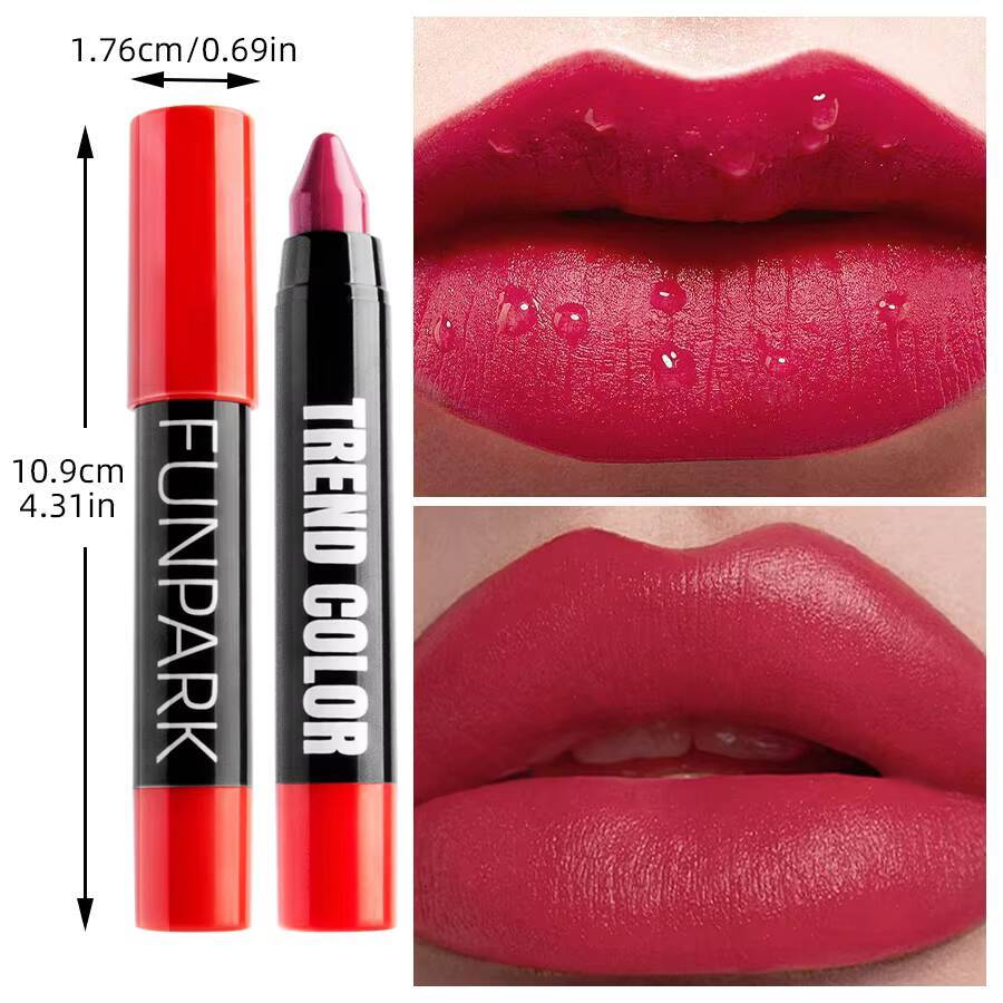 16 Color Nude Brown Lipliner Pen Waterproof Lipstick Sexy Red Matte Contour Lip Tint Lasting Lips Korean Makeup product lipgloss happy