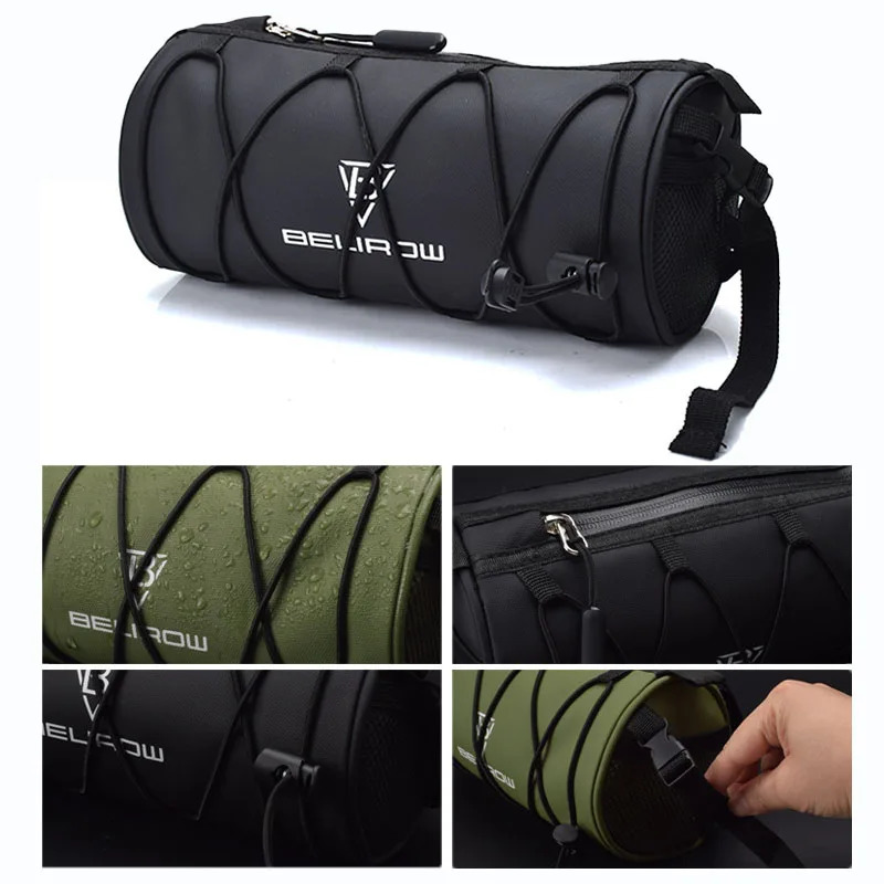 2L 5L Bike Handlebar Bag Bicycle Front Bag Shoulder Bag Storage Bag with Shoulder Strap for Road Mountain Bike Cycling Travel 250610