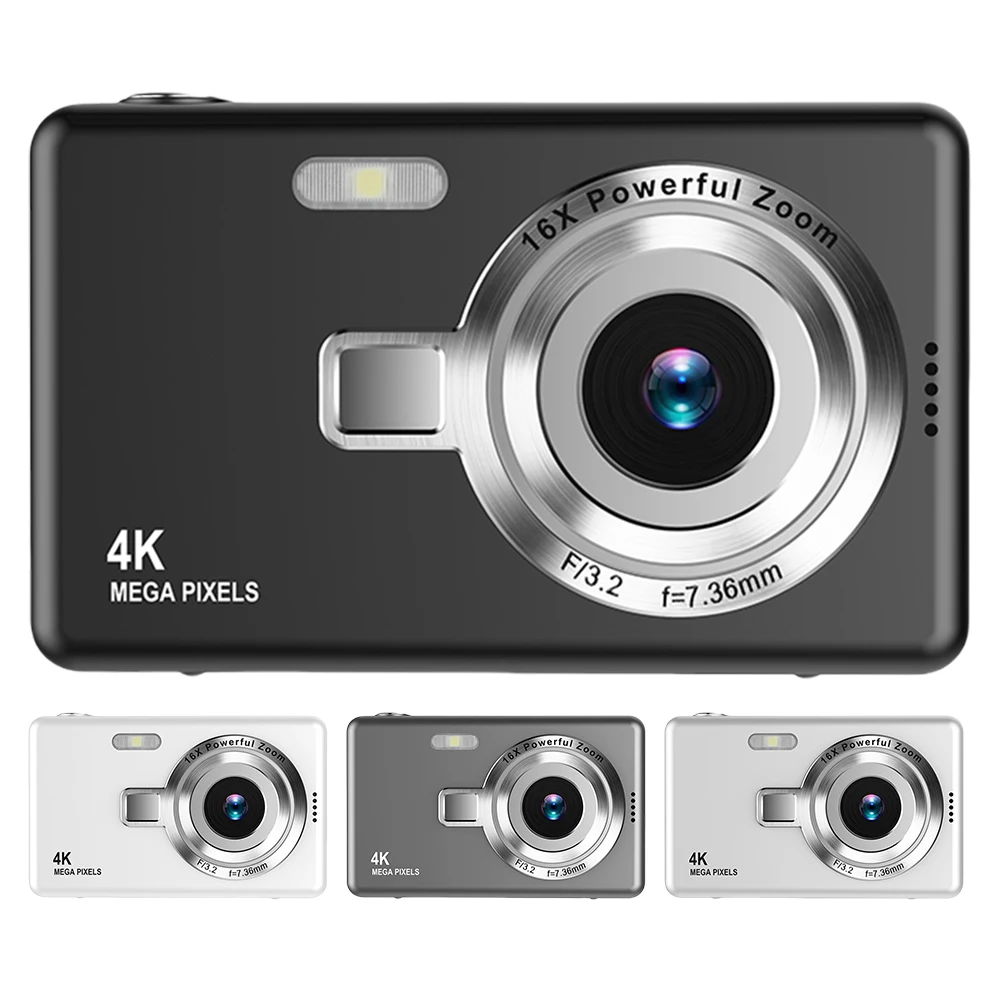 4K Digital Camera for Photography and Video Recording Cameras 96MP 2.4'' Autofocus Vlogging Compact Camera For Beginner