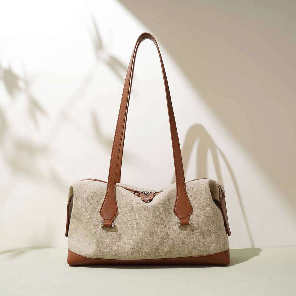 Women's Armpit Bag 2025 New Fashion Handbags for Women Vintage Boston Tote Large Capacity Shoulder Pack Versatile Daily Shopping