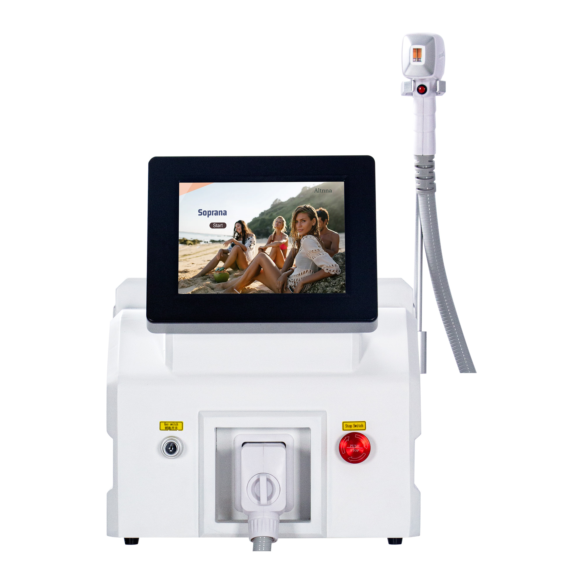 2025 Professional Portable 3 Wavelengths 808nm 755nm 1064nm Diode Laser Permanent Hair Removal Cooling Painless Machine