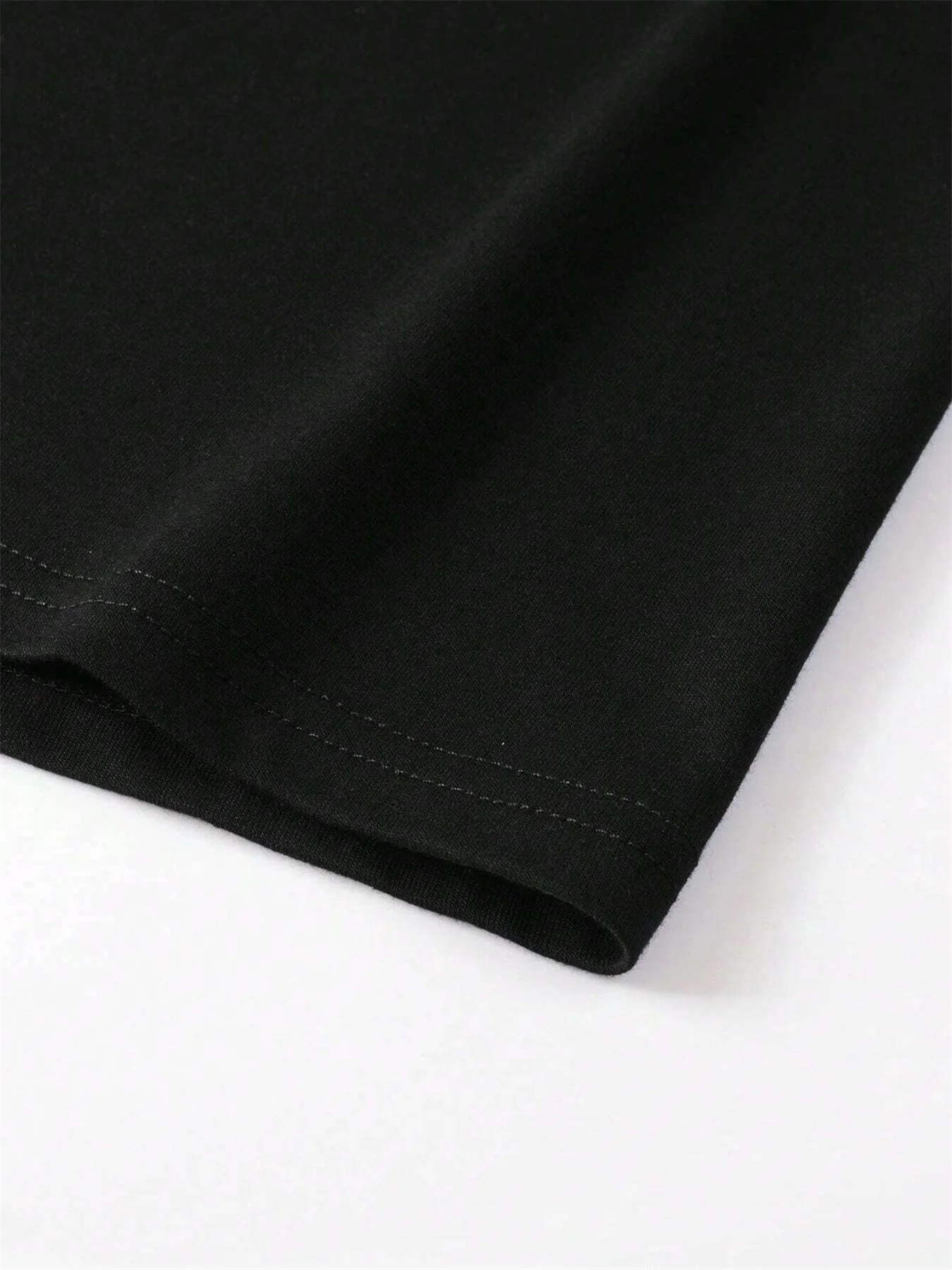 Summer men's 100% pure cotton casual loose size comfortable round neck short sleeved T-shirt top