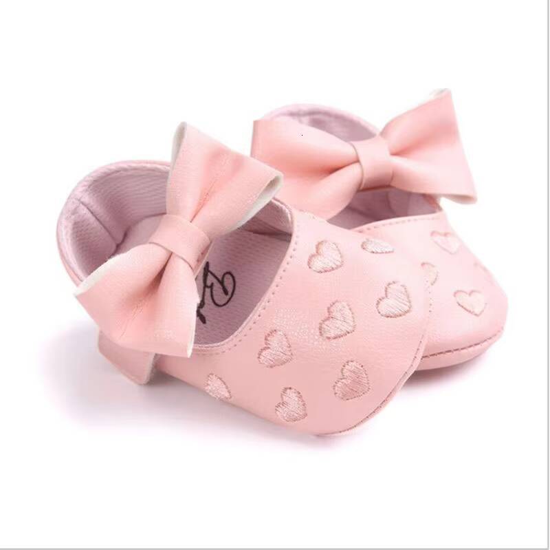 Pudcoco US Stock New Lovely Toddler Girl Boy Shoes Baby Bowknot Soft Sole Prewalker Sneakers Newborn