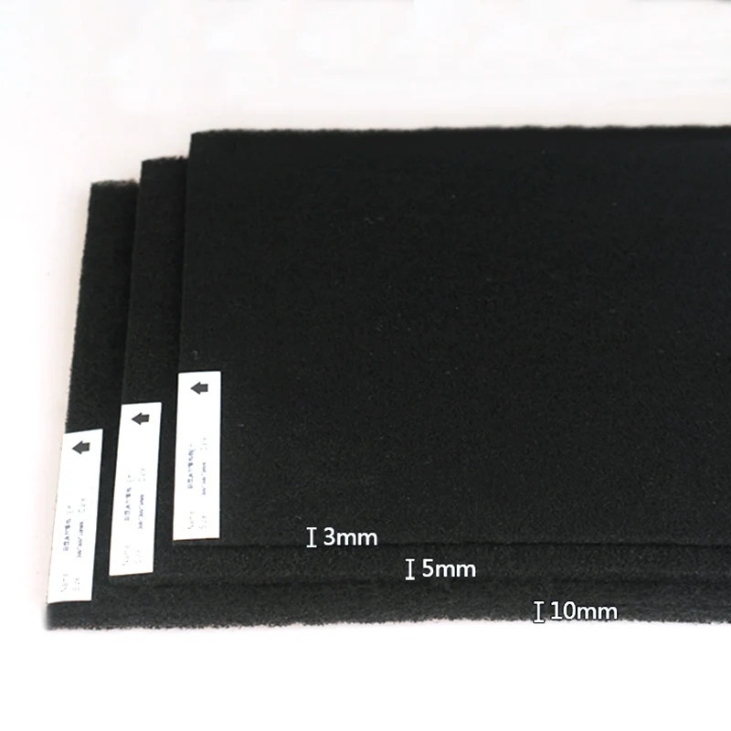High Density Car Air Conditioner Activated Carbon Foam Filter Purifier Universal Water Filter Sheet Cooker Hood ctor Filter 250613