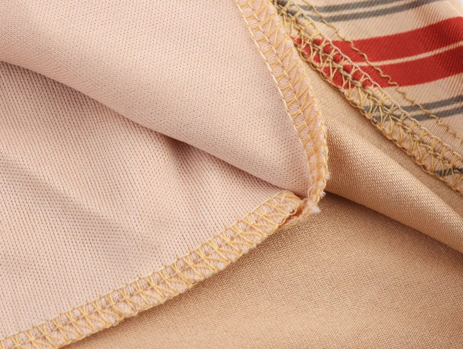 European and American style elastic slimfit oblique shoulder asymmetrical striped dress 250611